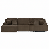 Top Tier 4-Piece Reclining Sectional with Chaise