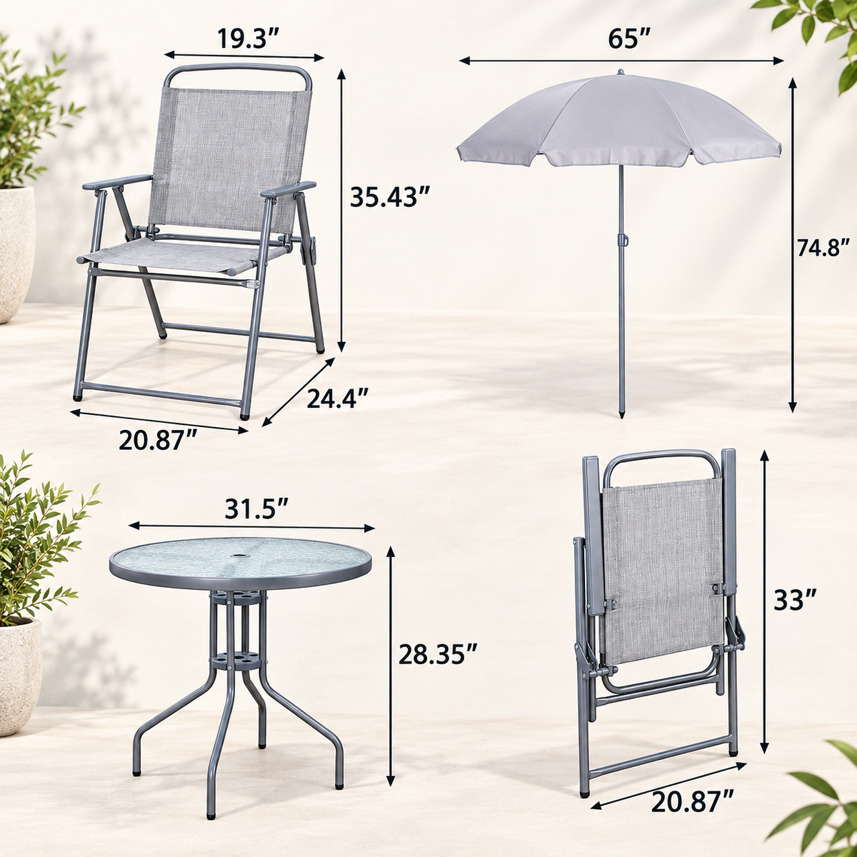 Kelle Patio Set