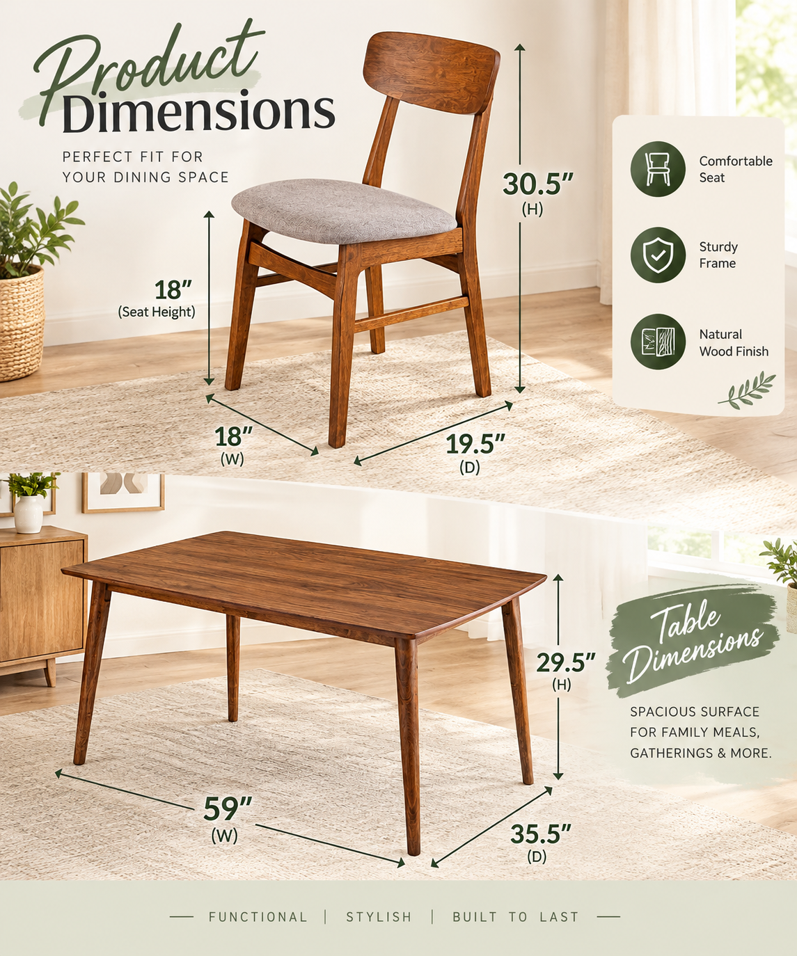 Liam Table w/ 6 Chairs