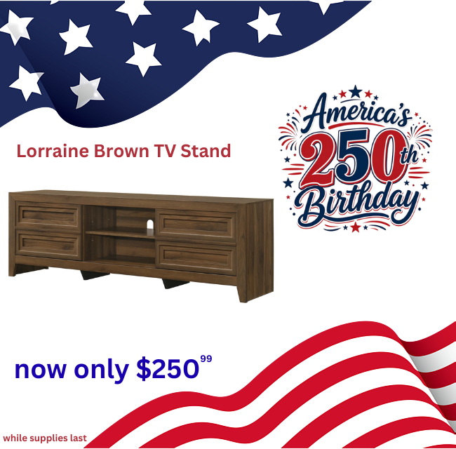 Lorraine Brown TV Stand