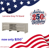 Lorraine Grey TV Stand