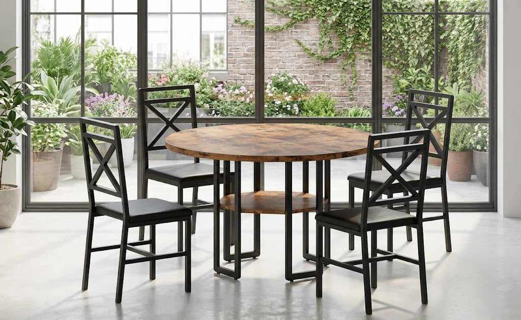 Louis Dinning Set w/4 Chairs