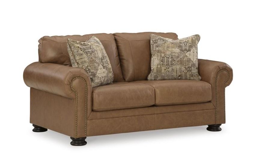Carianna Leather Loveseat