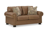 Carianna Leather Loveseat