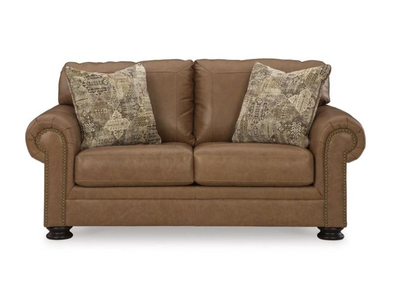 Carianna Leather Loveseat