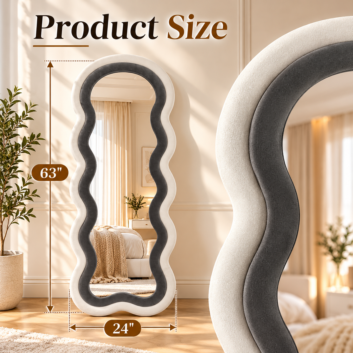 Kelly Wavy Full Length Mirror