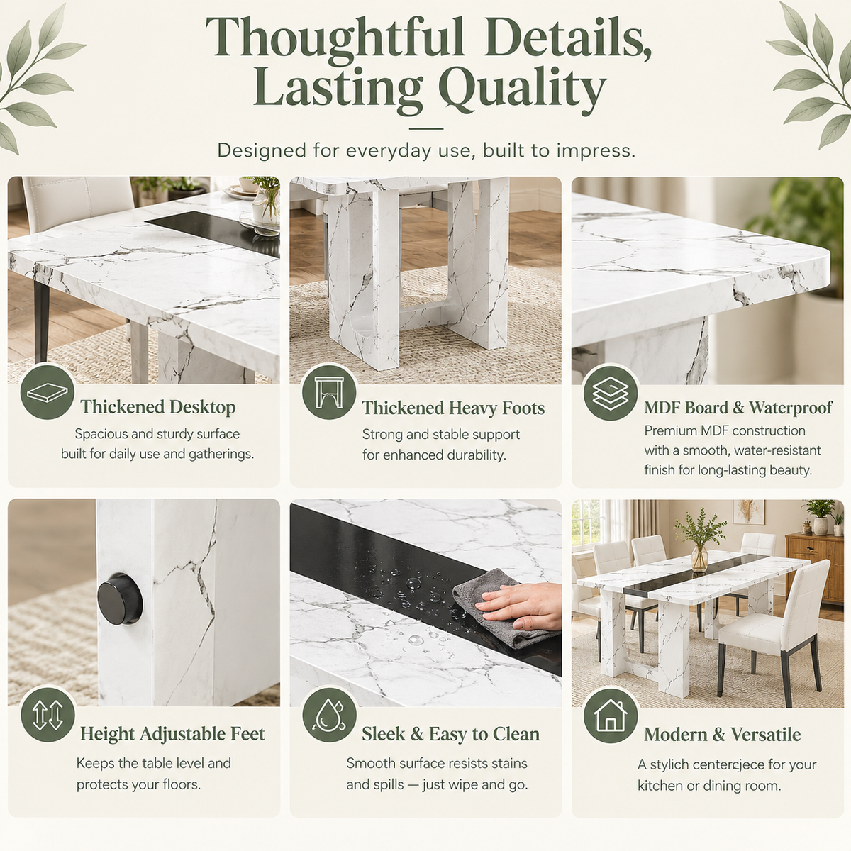 Niall Table w/ 6 Chairs
