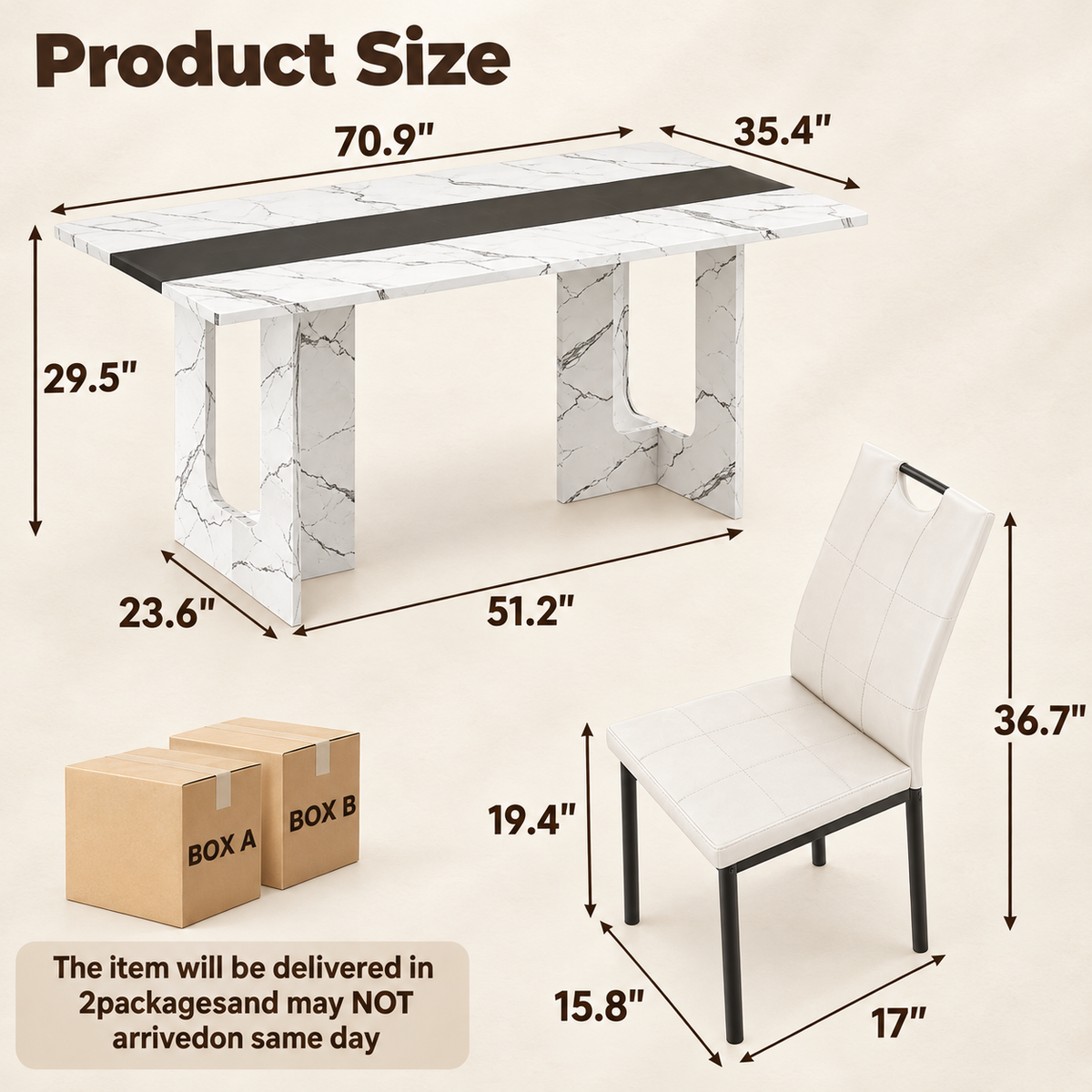 Niall Table w/ 6 Chairs