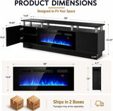 Luxe Tv Stand w/ Fireplace