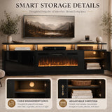 Luxe Tv Stand w/ Fireplace