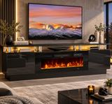 Luxe Tv Stand w/ Fireplace