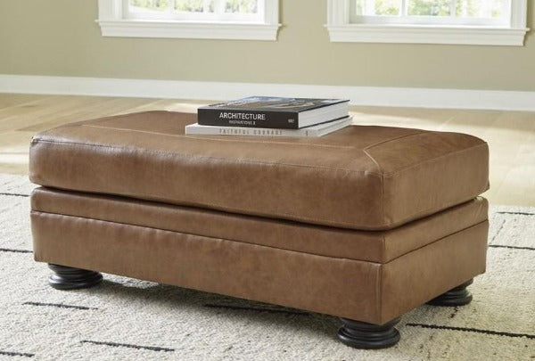 Carianna Leather Ottoman