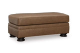 Carianna Leather Ottoman