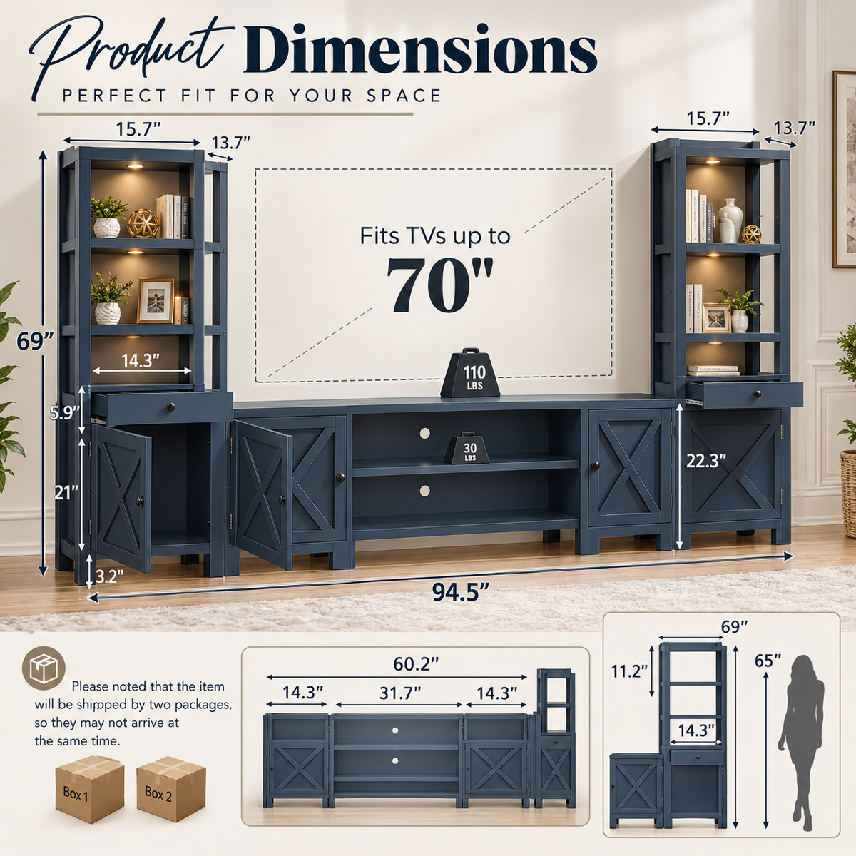 Phobe Entertainment Center