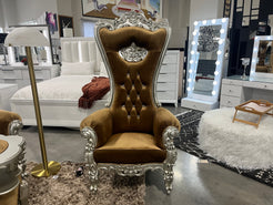 Princess Throne Chair - Brown