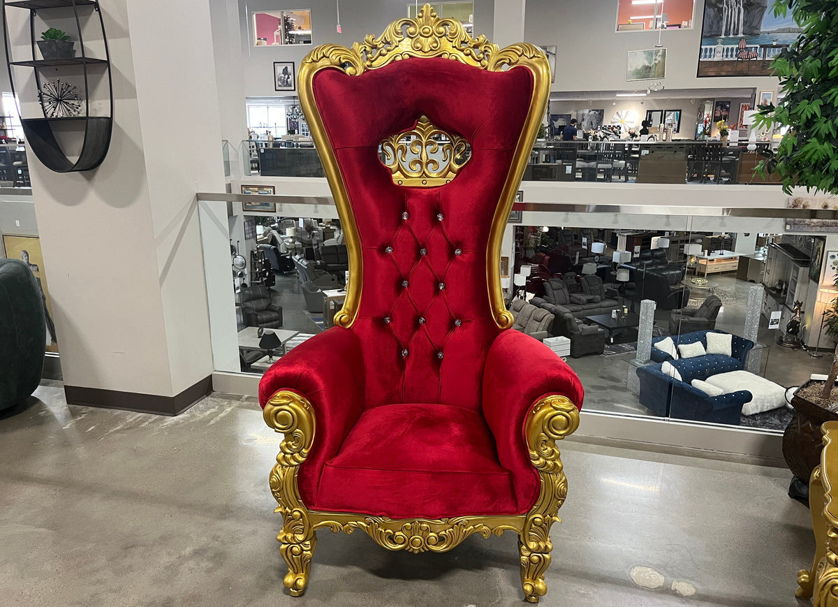Princess Throne Chair - Red