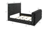 Josephine Queen Bed w/ TV Lift