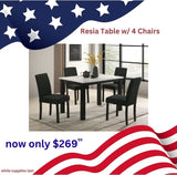 Resia Table w/ 4 Chairs