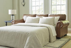 Carianna Leather Sofa Sleeper