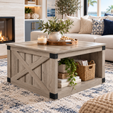 Havenbrook Farmhouse Square Coffee Table