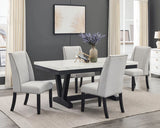 Varley Table w/ 4 Winged Chairs
