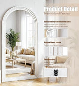 Wiss Rustic Floor Mirror