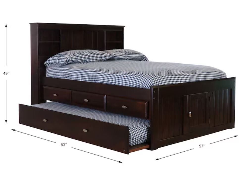 Woody Full Storage Bed