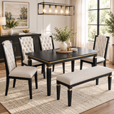 Zayn Table w/ 6 Chairs and Bench