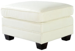 Kathryn Leather Ottoman