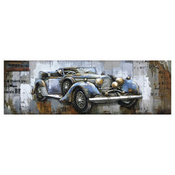 Blue Vintage Car