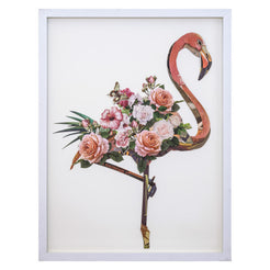 Floral Flamingo I Wall Art