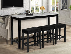 Lennon Console Table w/ 3 Stools