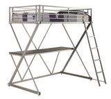 Twin Loftbed with Workstation - Katy Furniture