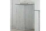 Crystal Pedestal Table