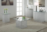 Crystal Pedestal Table