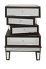 Mirrored Accent Table with Drawers - Katy Furniture