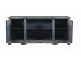 Antique Grey Accent Cabinet