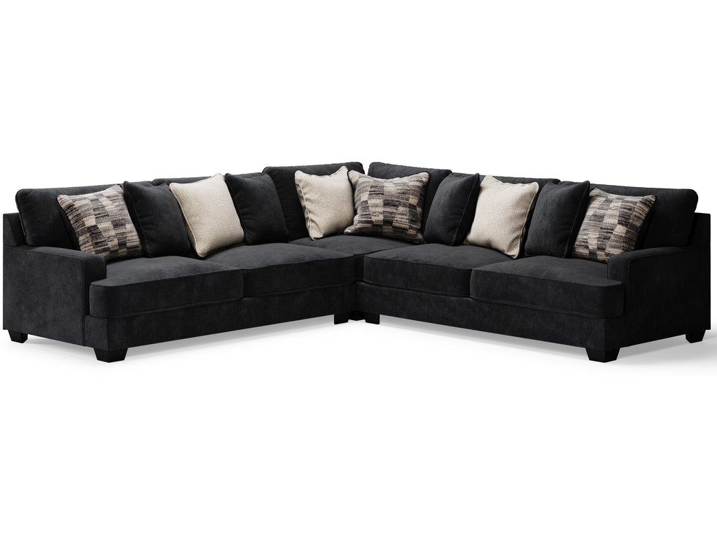 Midnight 3pc Sectional