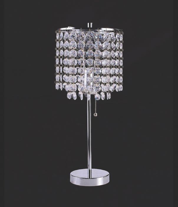 Chandelier Table Lamp Chrome