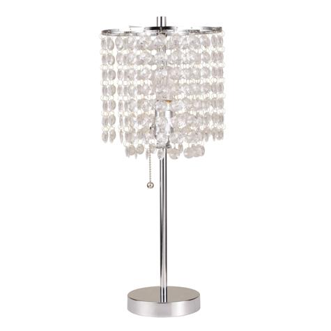Chandelier Table Lamp Chrome