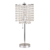 Chandelier Table Lamp Chrome