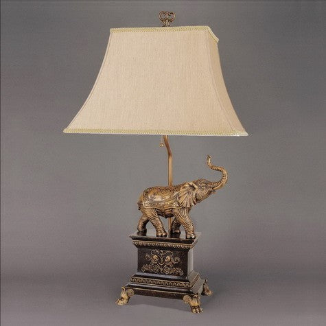 Elephant Table Lamp Gold