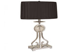 Table Lamp Silver & Black
