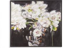 White Peonies Wall Art
