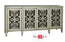 Mirrored Doors With Wood Grills Accent Chest - Katy Furniture