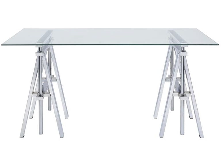 Karla Adjustable Desk - Clear