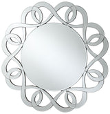 Round Frameless Mirror - Katy Furniture