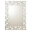 Frameless Greek Key Mirror - Katy Furniture