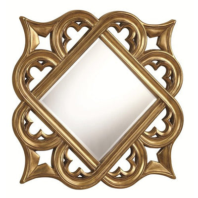 Gold Accent Mirror - Katy Furniture