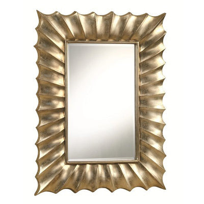 Mirror with Scalloped Edge Frame - Katy Furniture